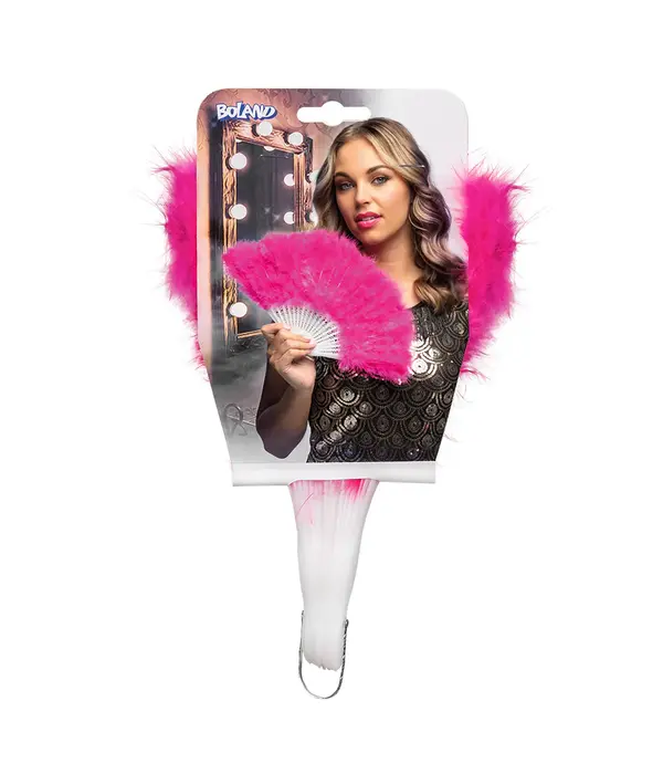 Waaier Flapper Magenta 23cm