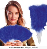 Veren waaier Blauw