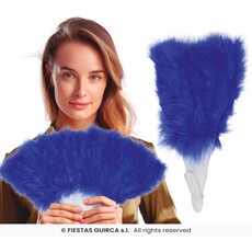 Veren waaier Blauw