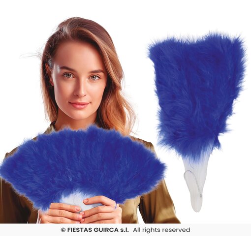Veren waaier Blauw