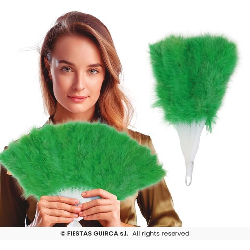 Veren waaier Groen