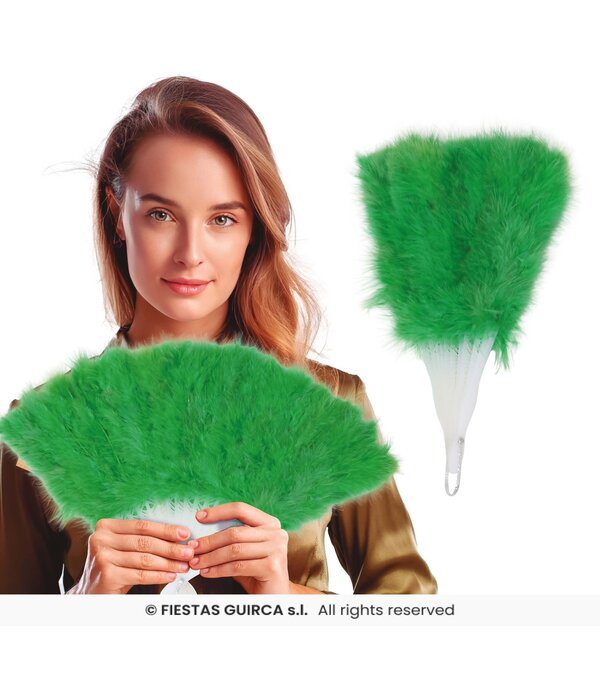 Veren waaier Groen