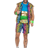 Party Outfit Regenboog Panter Heren