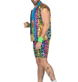 Party Outfit Regenboog Panter Heren