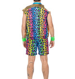Party Outfit Regenboog Panter Heren