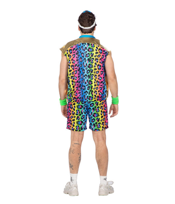 Party Outfit Regenboog Panter Heren
