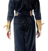 Ninja Kostuum Kind Goud