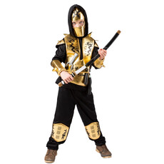 Ninja Kostuum Kind Goud