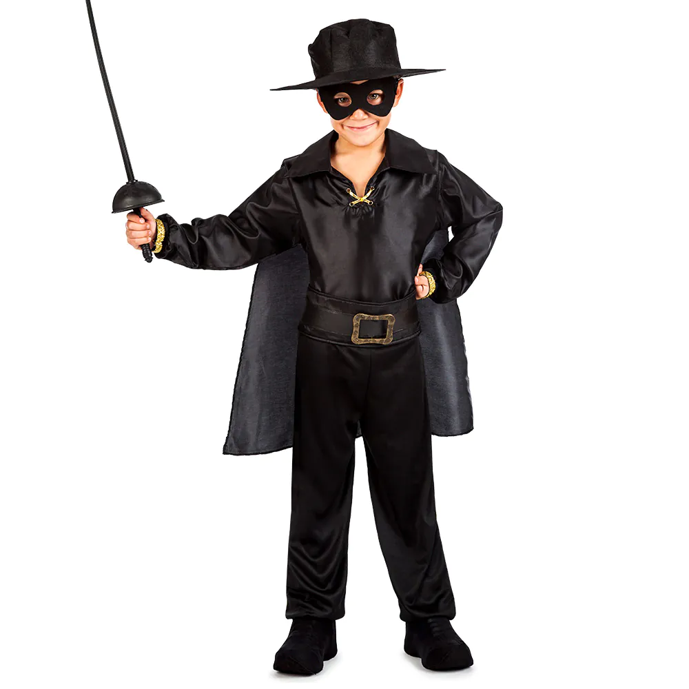 Kostuum Zorro Don Diego Kind afbeelding