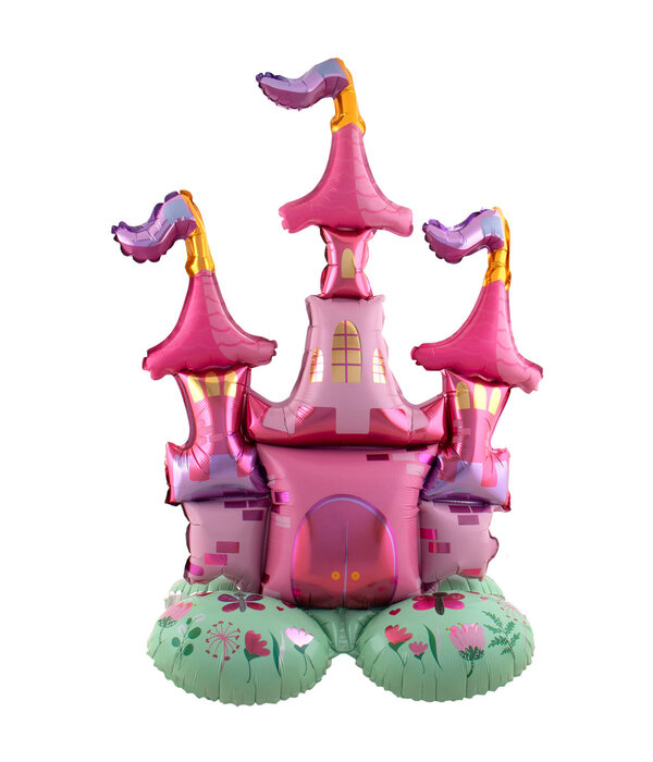 Folieballon Prinsessen Kasteel Staand (65x90cm)