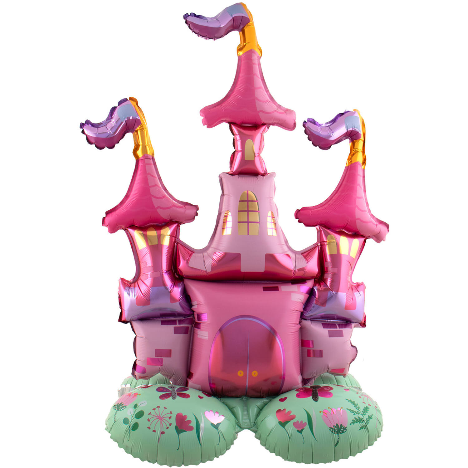 Folieballon Prinsessen Kasteel Staand (65x90cm) afbeelding