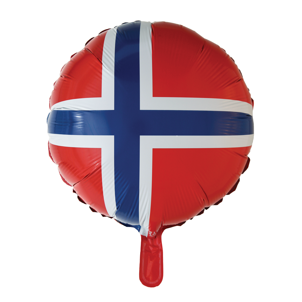Folieballon Noorwegen (46cm) afbeelding