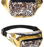 Heuptasje Panter Print Goud