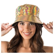 Bucket Hoedje Goud Iriserend