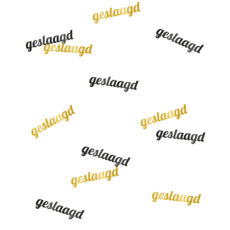 Classy Party Tafel Confetti  Geslaagd