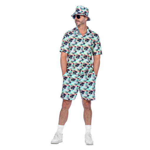 Festival Outfit Heren Hawaii Palmbomen