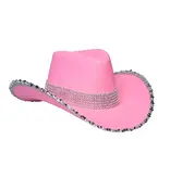 Hoed Cowboy Girls Party Roze