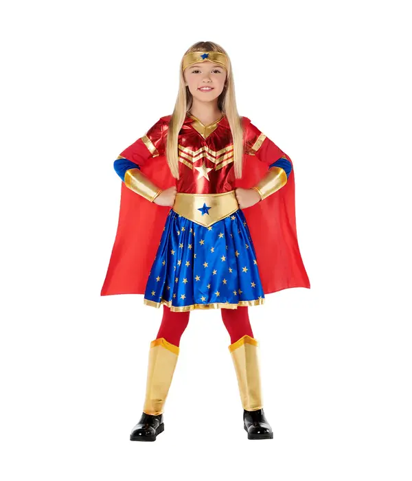 Kostuum Superheldin Star Meisjes