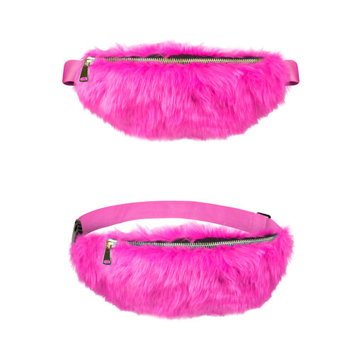 Heuptasje Roze Pluche