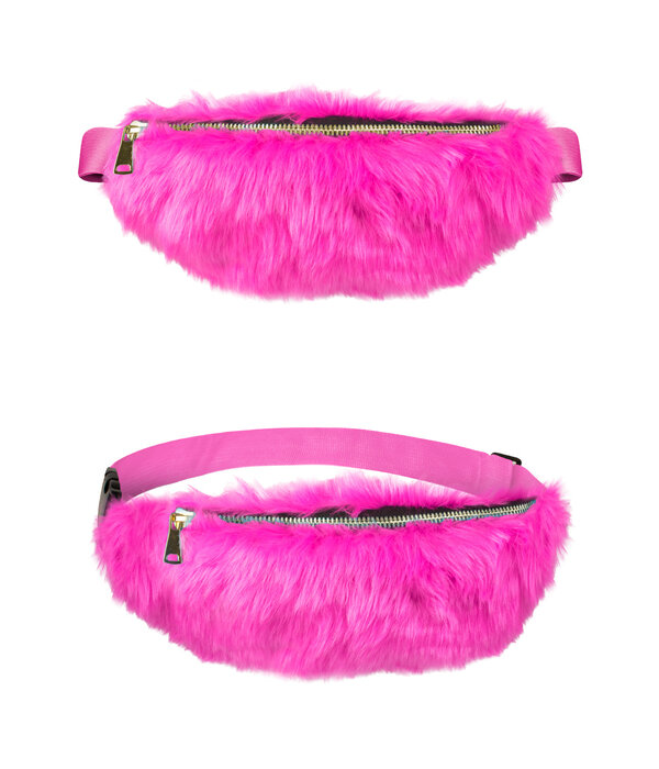 Heuptasje Roze Pluche