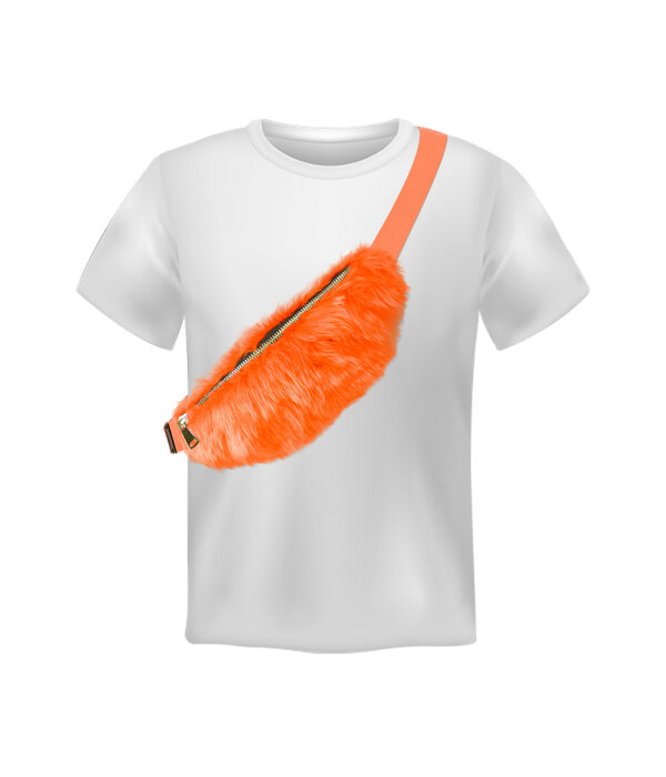 Heuptasje Oranje Pluche