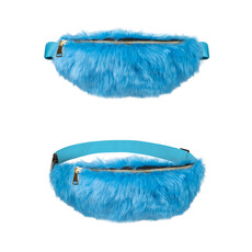 Heuptasje Blauw Pluche