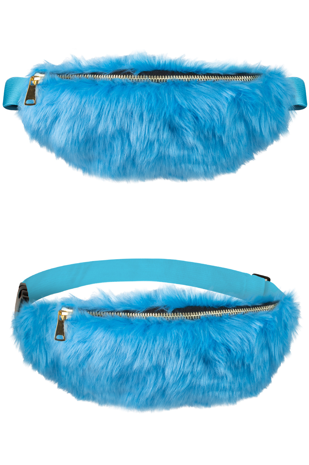Heuptasje Blauw Pluche