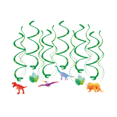 Swirls Dinosaurus Decoratie (12st)