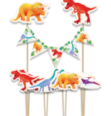 Cake Decoratie Dinosaurus (8st)