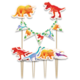 Cake Decoratie Dinosaurus (8st)