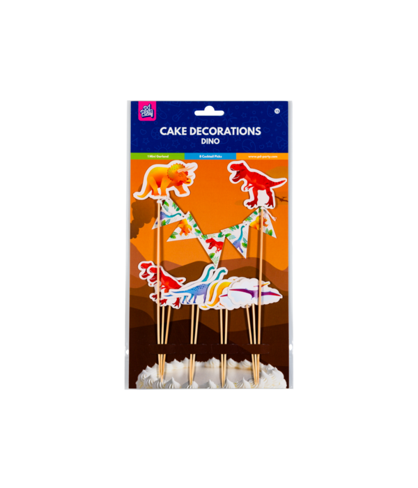 Cake Decoratie Dinosaurus (8st)