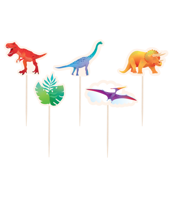 Cocktail Prikkers Dinosaurus (16st)