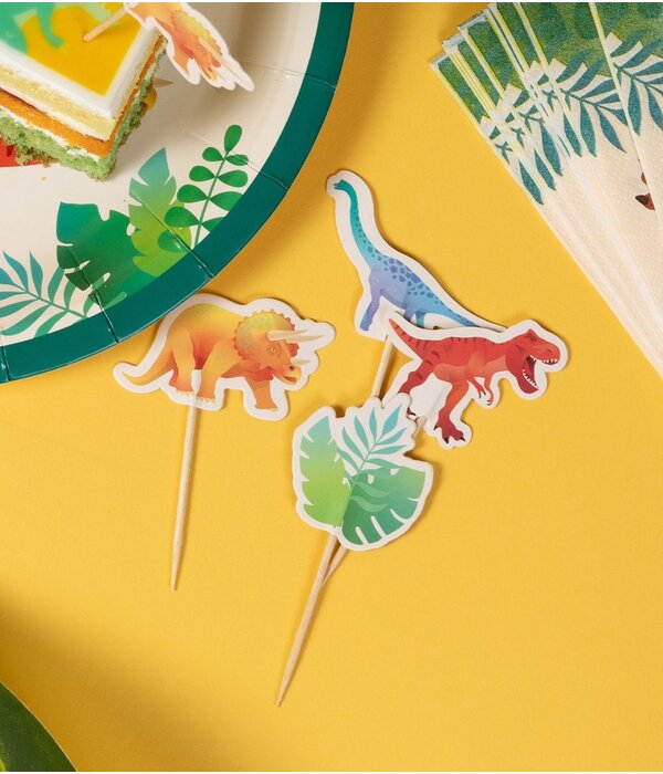 Cocktail Prikkers Dinosaurus (16st)