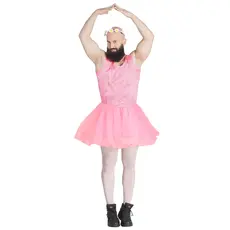 Kostuum Balletdanser Man Roze