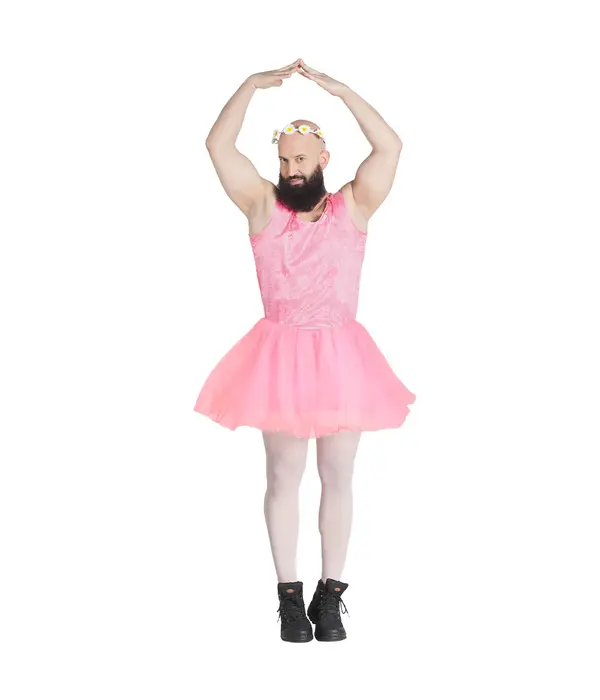 Kostuum Balletdanser Man Roze