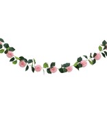 Roze Dahlia's Kunstbloem Slinger 220cm