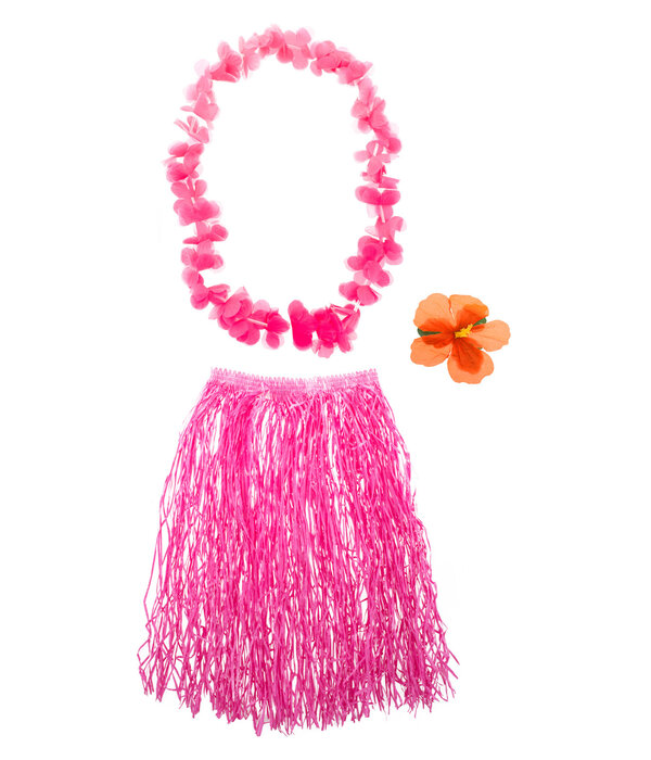 Tropische Verkleedset 3-delig Olina