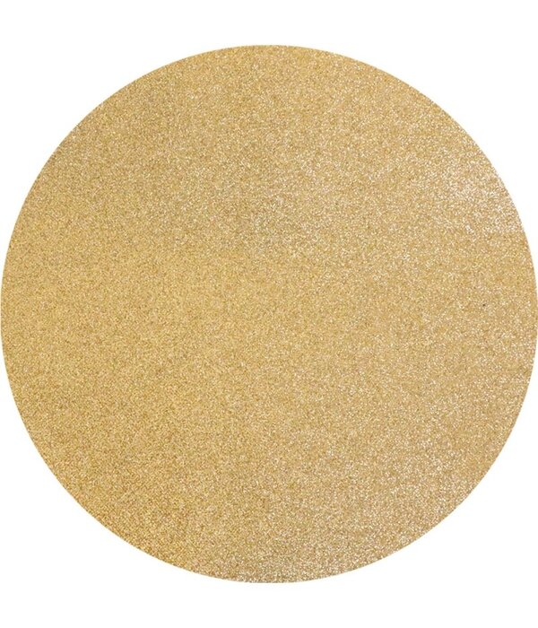 Set Premium Goud Glitter Placemats 34cm (6st)