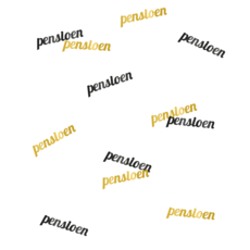 Classy Party Tafel Confetti Pensioen