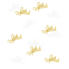 Classy Party Tafel Confetti Just Married