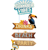 Deur Deco Summer vibes Hawaii Party