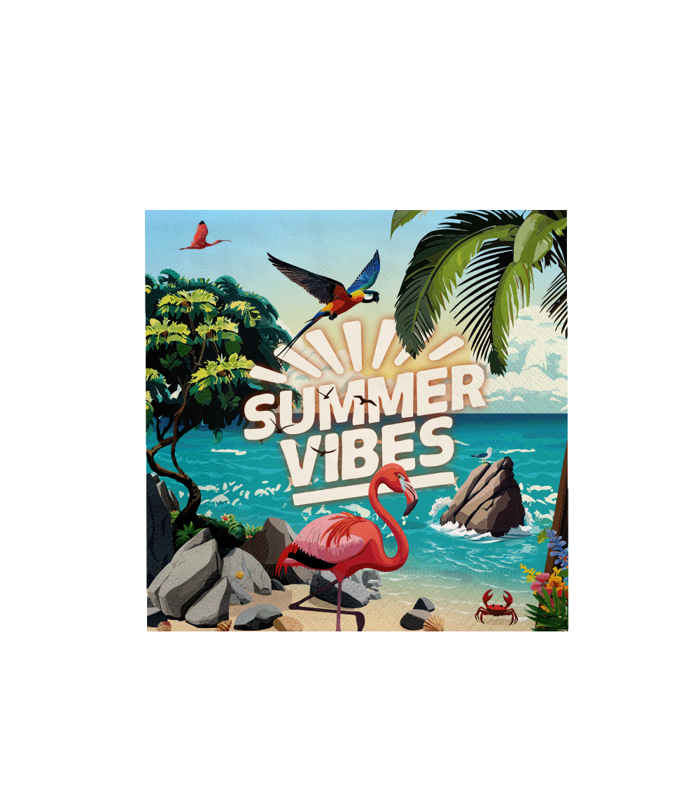 Servetten Hawaii Summer Vibes (16st) afbeelding