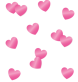 Tafelconfetti Pink Hartjes (14gr)