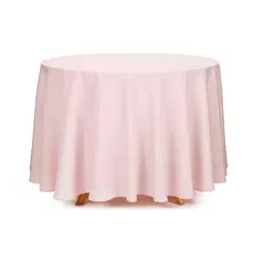 Tafelkleed Dusty Pink Rond 230 cm