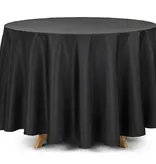 Rond Tafelkleed Mat Zwart 230 cm