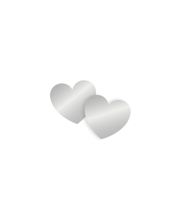 Tafelconfetti Zilver Hartjes (14gr)