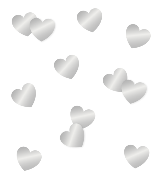 Tafelconfetti Zilver Hartjes (14gr)