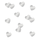 Tafelconfetti Zilver Hartjes (14gr)
