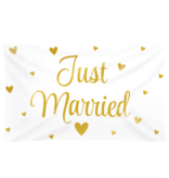 Gevelvlag Just Married (150x90cm)