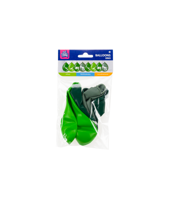 Party Ballonnen Dino Groen (8st)